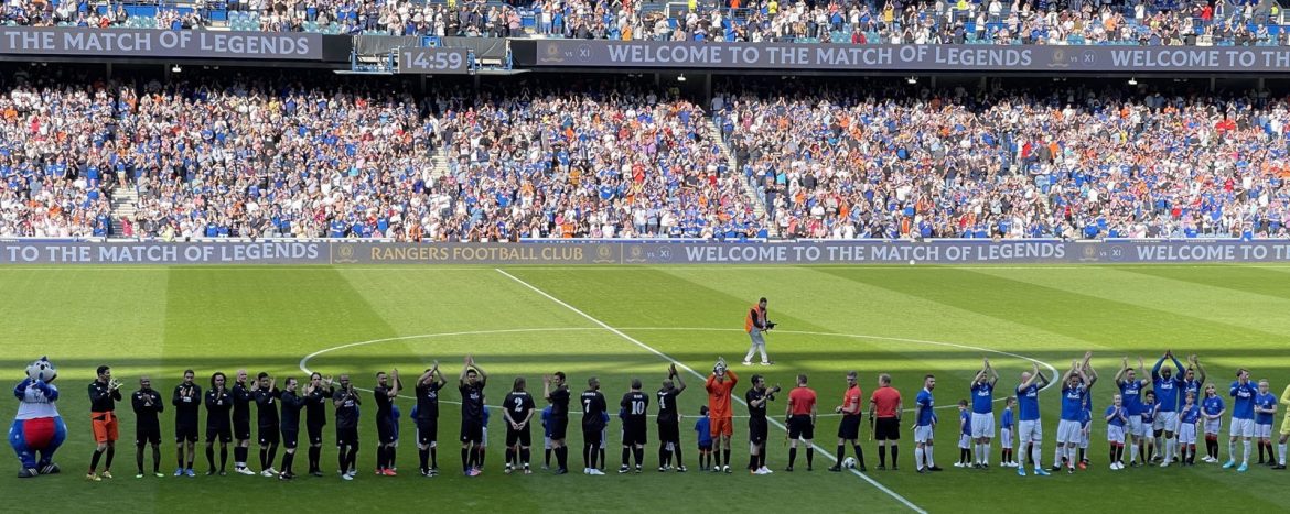 Rangers celebrate 150 years with Legends match v World Legends